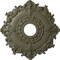 Ekena Millwork Riley Ceiling Medallion (Fits Canopies up to 4 5/8"), 18"OD x 3 1/2"ID x 1 1/2"P, Spartan Stone CM18RLSSF - alternate 1